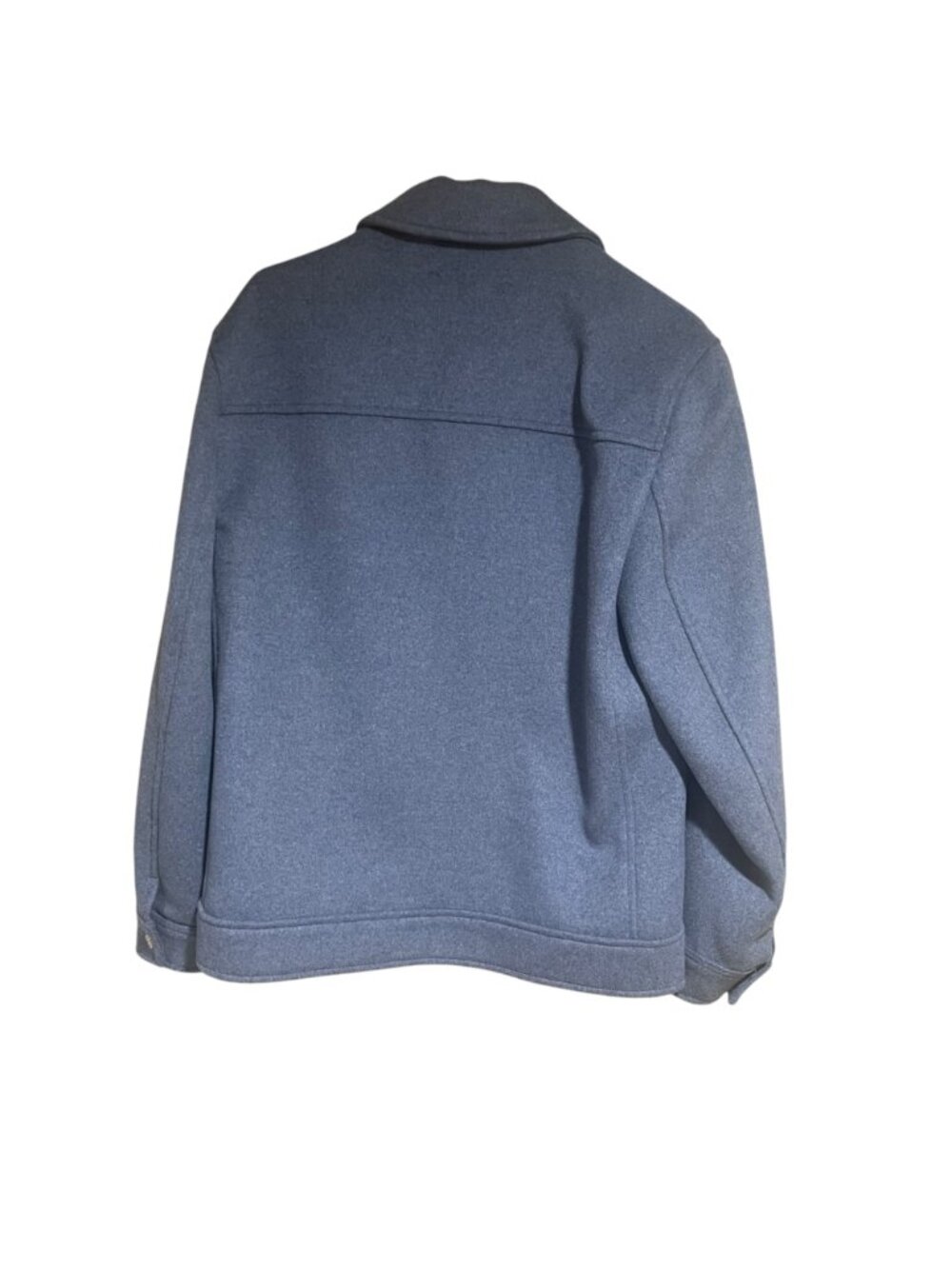 Reiss peridoe zip up trucker jacket in sky blue - Picture 4 of 12